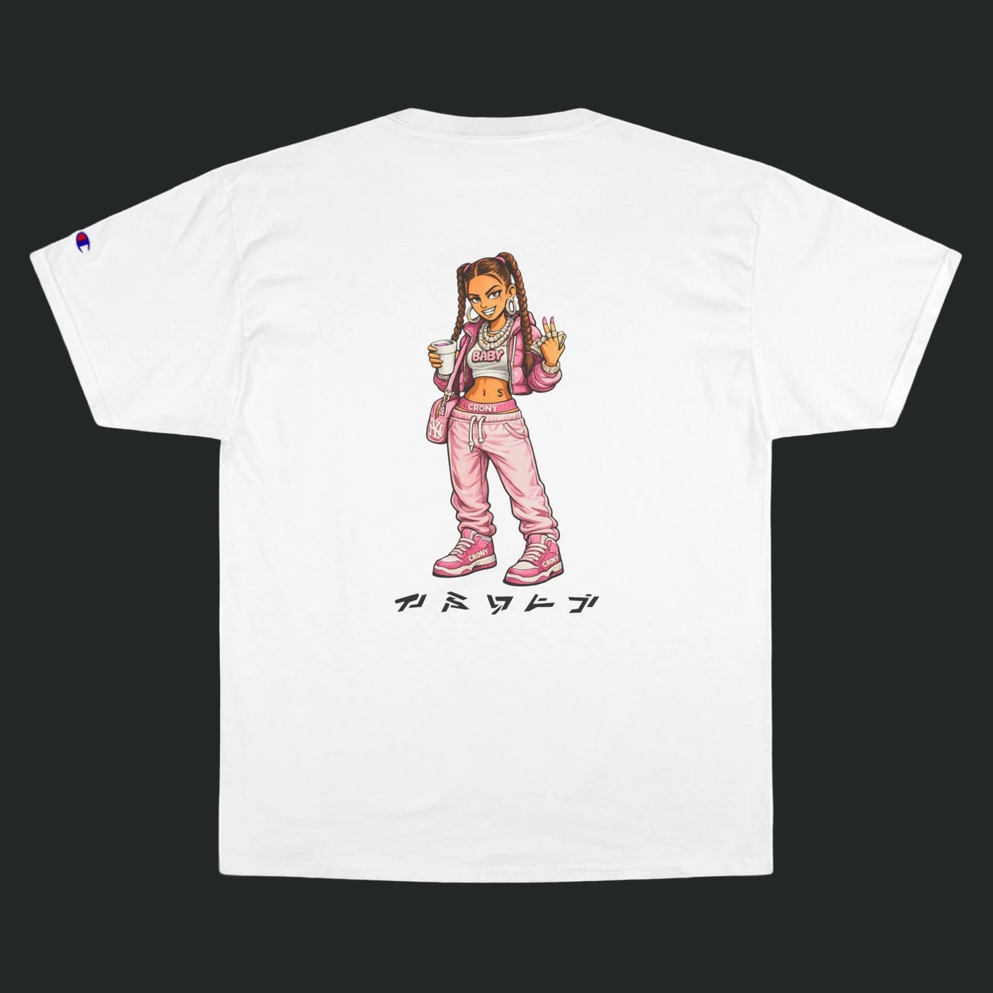 Crony x Champion - white tee