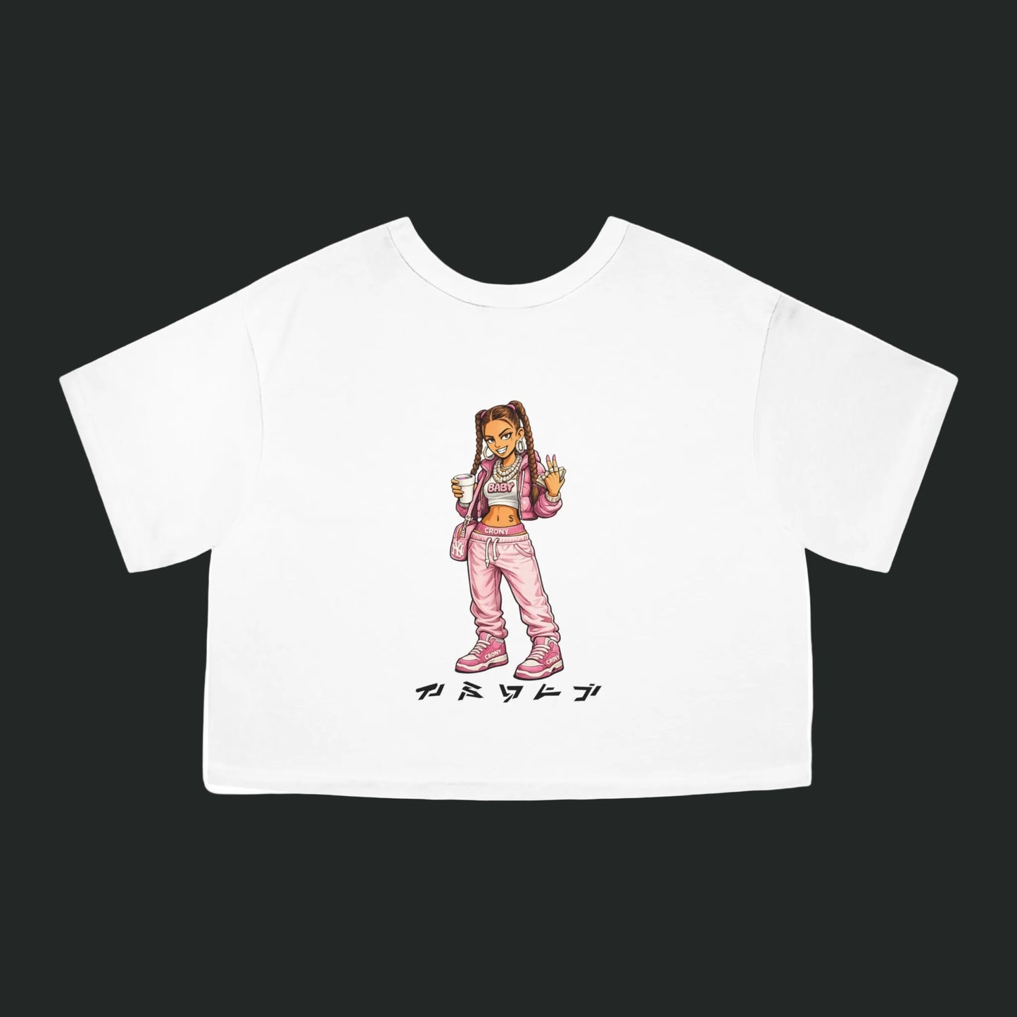 Crony x Champion - cropped tee